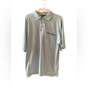 Patagonia Men’s Large Light Blue Organic Cotton Polo